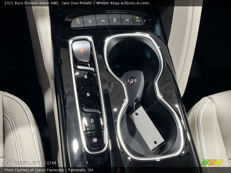 Satin Steel Metallic / Whisper Beige w/Ebony Accents 2022 Buick Envision Avenir AWD