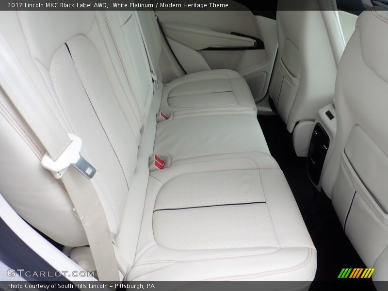 White Platinum / Modern Heritage Theme 2017 Lincoln MKC Black Label AWD