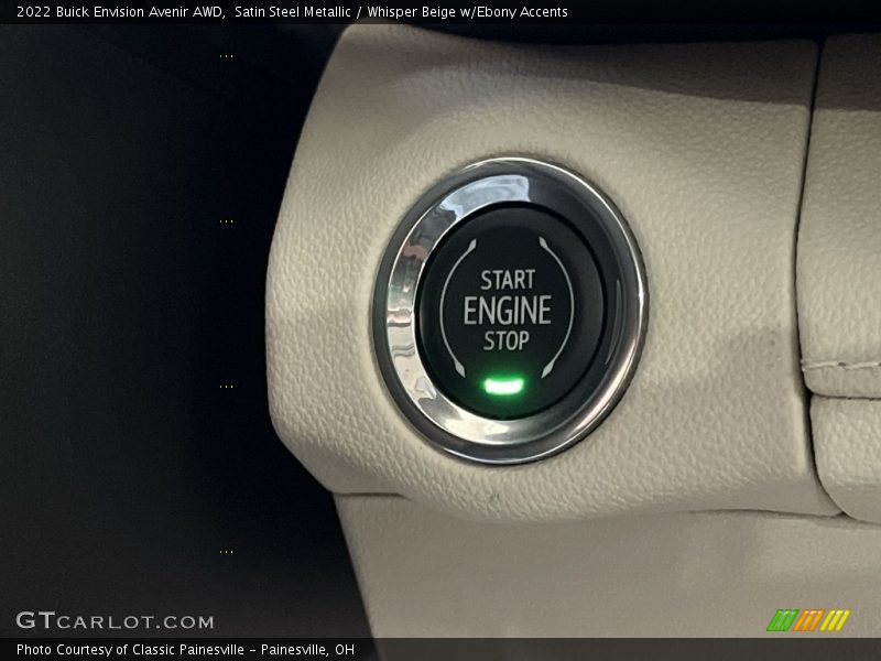 Satin Steel Metallic / Whisper Beige w/Ebony Accents 2022 Buick Envision Avenir AWD