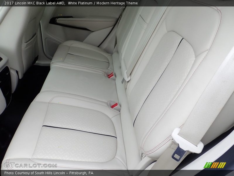 Rear Seat of 2017 MKC Black Label AWD