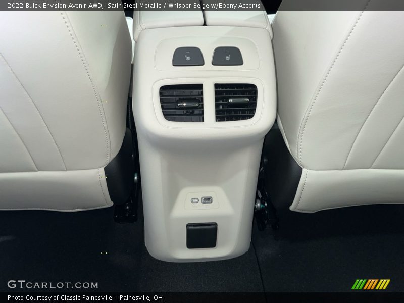 Satin Steel Metallic / Whisper Beige w/Ebony Accents 2022 Buick Envision Avenir AWD