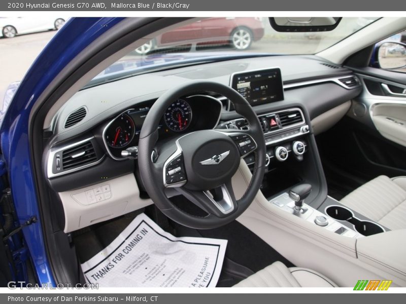  2020 Genesis G70 AWD Black/Gray Interior