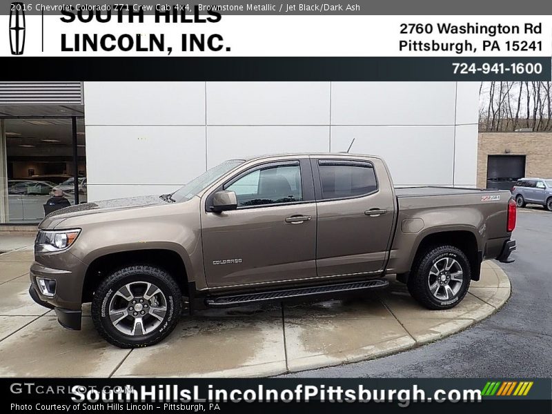 Brownstone Metallic / Jet Black/Dark Ash 2016 Chevrolet Colorado Z71 Crew Cab 4x4