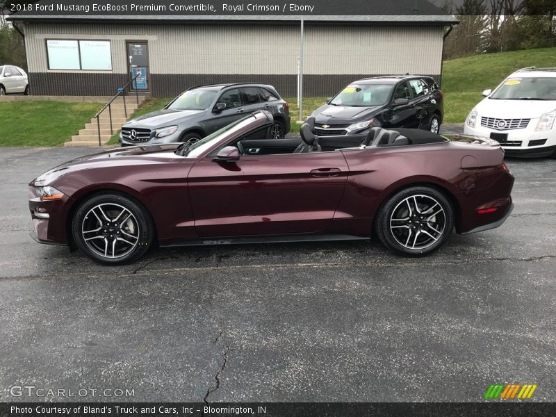  2018 Mustang EcoBoost Premium Convertible Royal Crimson