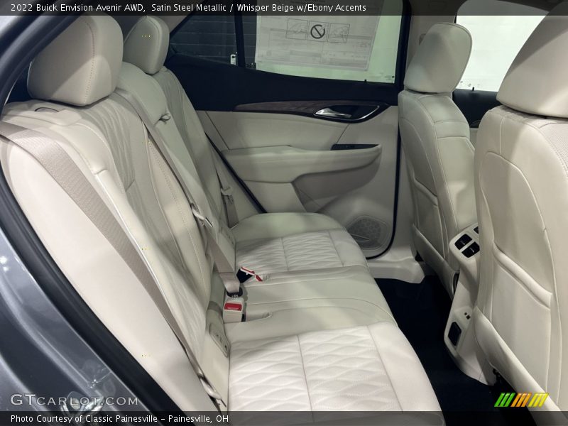 Satin Steel Metallic / Whisper Beige w/Ebony Accents 2022 Buick Envision Avenir AWD