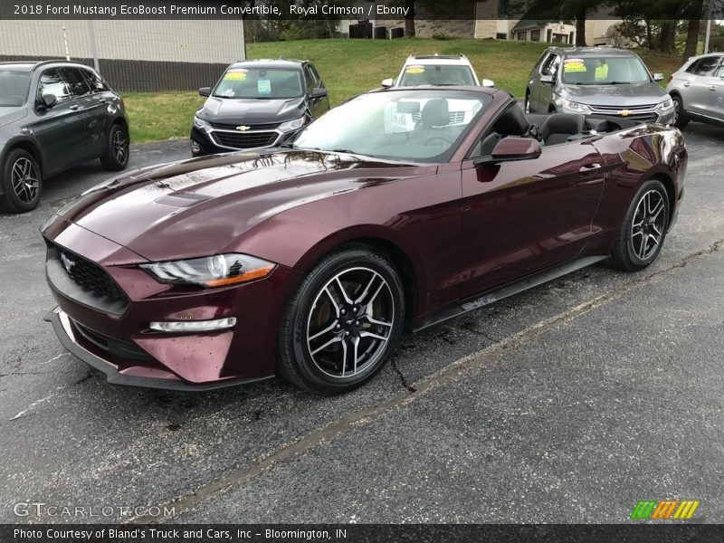 Front 3/4 View of 2018 Mustang EcoBoost Premium Convertible