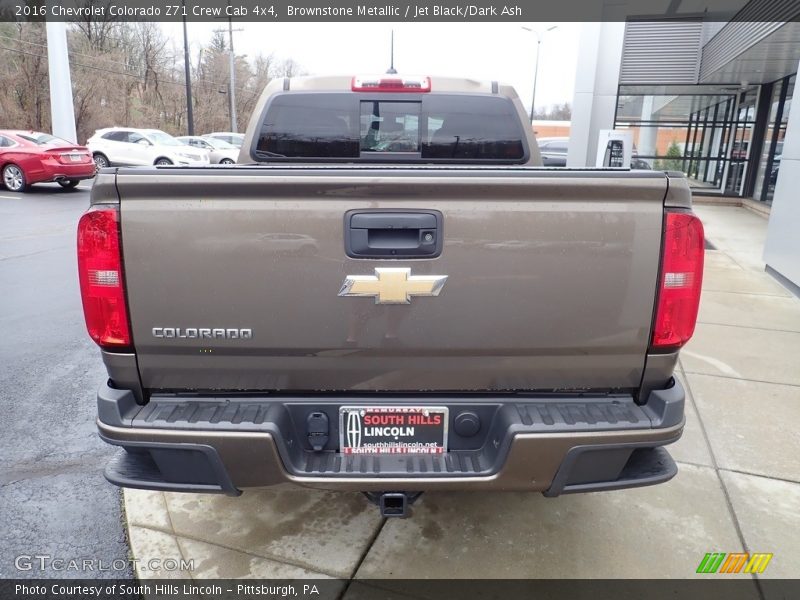 Brownstone Metallic / Jet Black/Dark Ash 2016 Chevrolet Colorado Z71 Crew Cab 4x4
