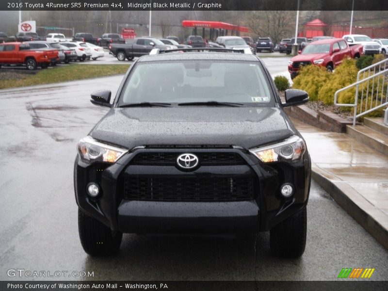 Midnight Black Metallic / Graphite 2016 Toyota 4Runner SR5 Premium 4x4
