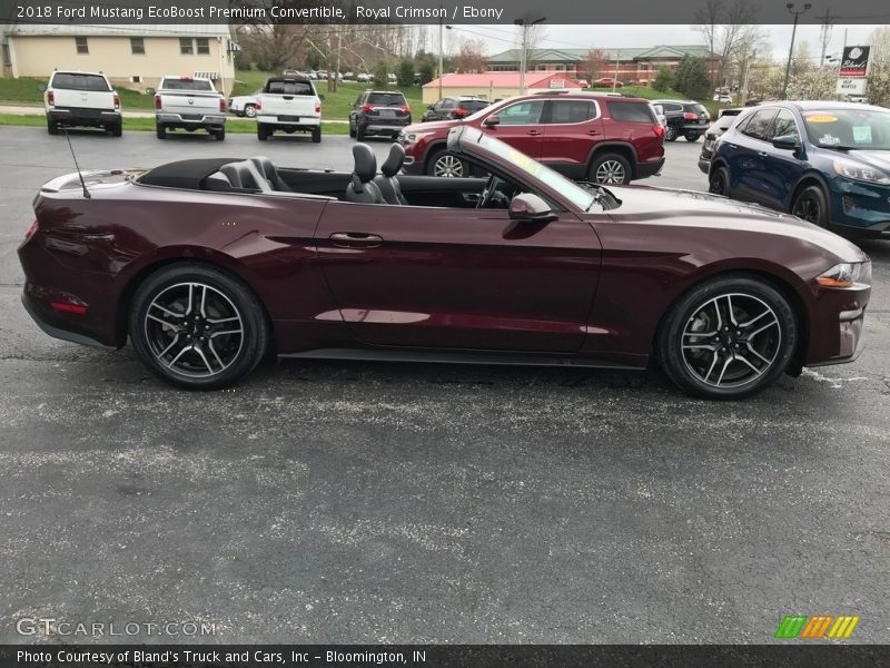  2018 Mustang EcoBoost Premium Convertible Royal Crimson