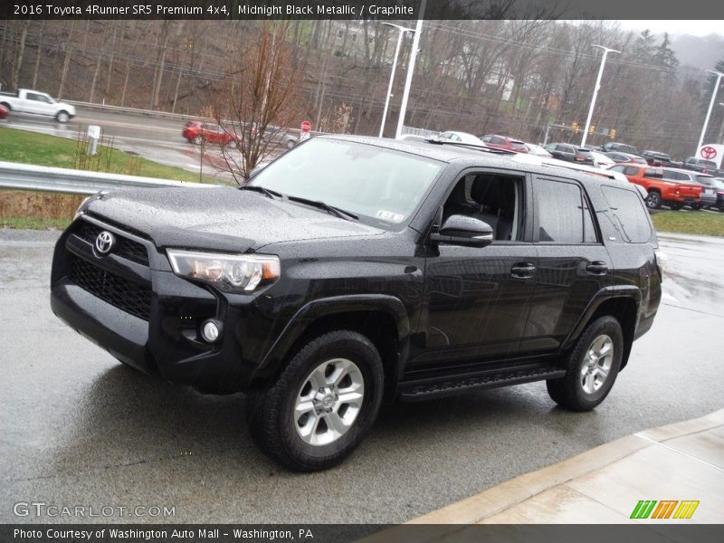Midnight Black Metallic / Graphite 2016 Toyota 4Runner SR5 Premium 4x4