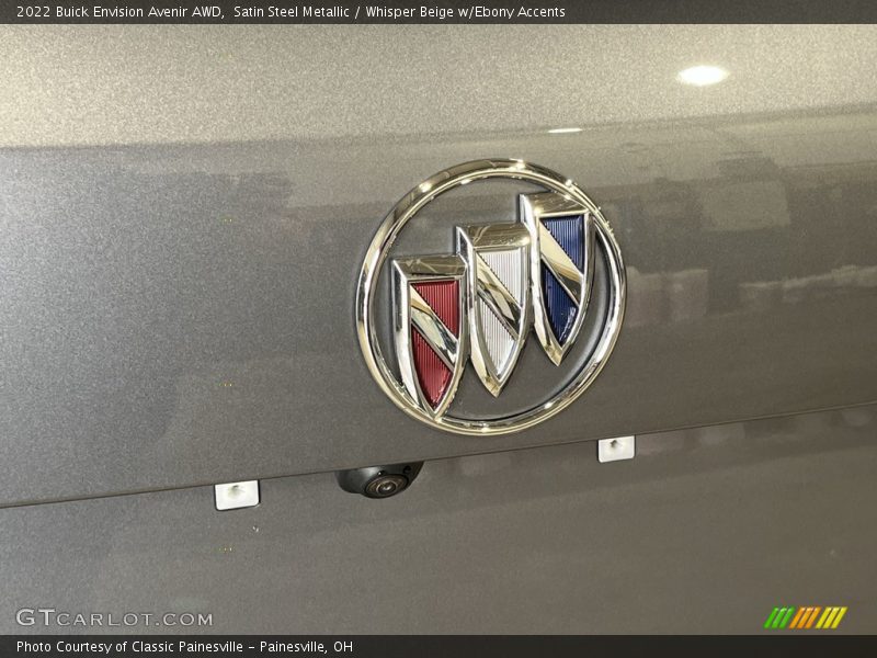 Satin Steel Metallic / Whisper Beige w/Ebony Accents 2022 Buick Envision Avenir AWD