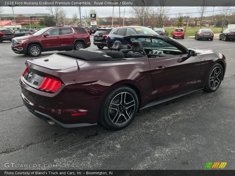 Royal Crimson / Ebony 2018 Ford Mustang EcoBoost Premium Convertible