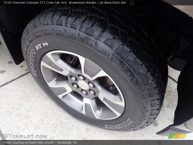 Brownstone Metallic / Jet Black/Dark Ash 2016 Chevrolet Colorado Z71 Crew Cab 4x4