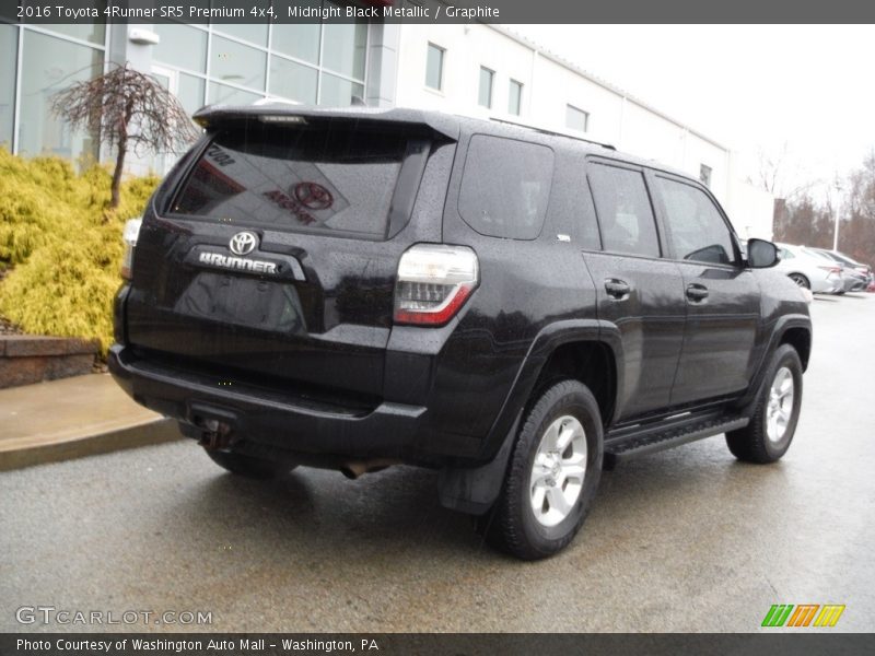 Midnight Black Metallic / Graphite 2016 Toyota 4Runner SR5 Premium 4x4