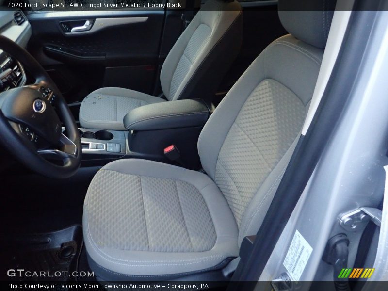 Ingot Silver Metallic / Ebony Black 2020 Ford Escape SE 4WD