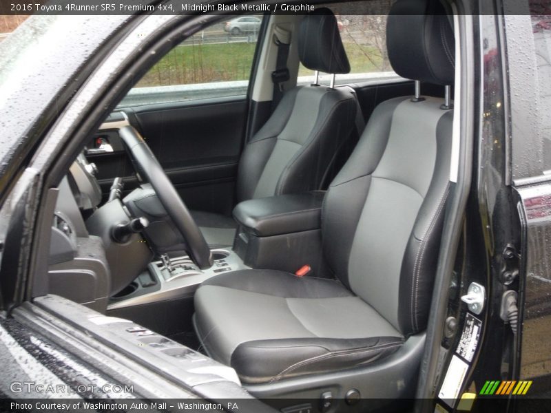 Midnight Black Metallic / Graphite 2016 Toyota 4Runner SR5 Premium 4x4