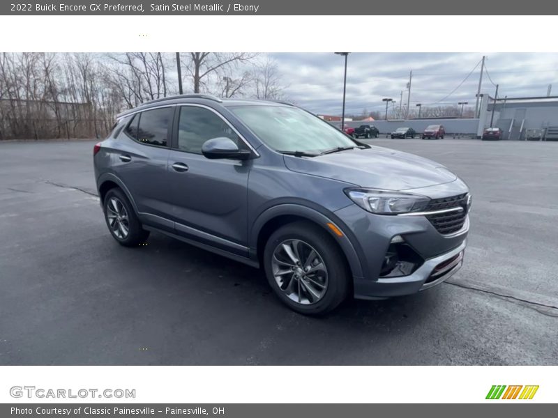 Satin Steel Metallic / Ebony 2022 Buick Encore GX Preferred