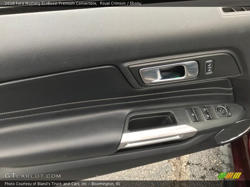 Royal Crimson / Ebony 2018 Ford Mustang EcoBoost Premium Convertible