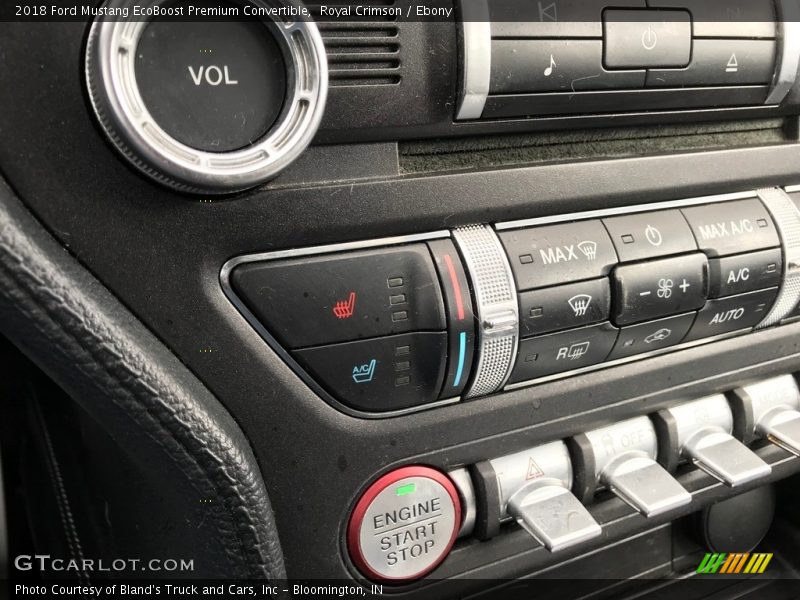 Royal Crimson / Ebony 2018 Ford Mustang EcoBoost Premium Convertible