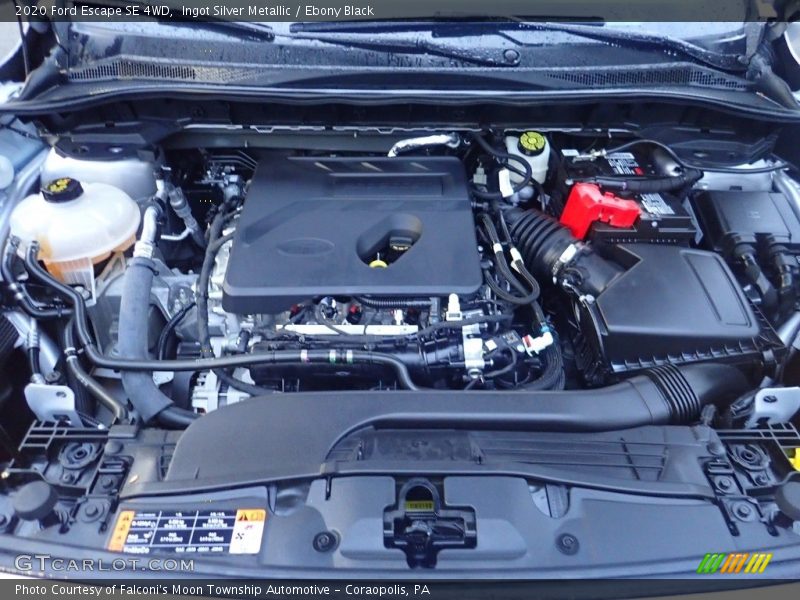 Ingot Silver Metallic / Ebony Black 2020 Ford Escape SE 4WD