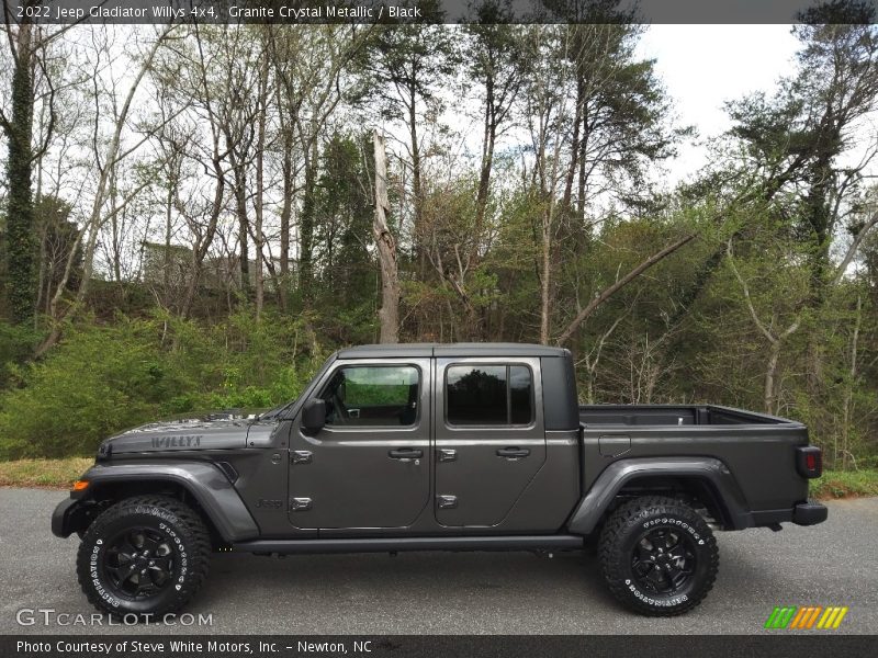 Granite Crystal Metallic / Black 2022 Jeep Gladiator Willys 4x4