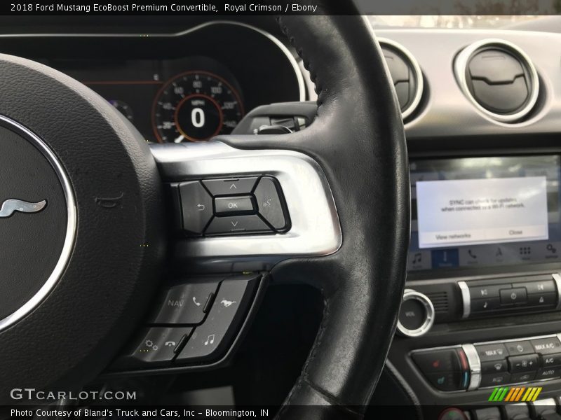  2018 Mustang EcoBoost Premium Convertible Steering Wheel
