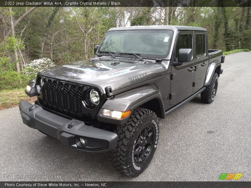 Granite Crystal Metallic / Black 2022 Jeep Gladiator Willys 4x4