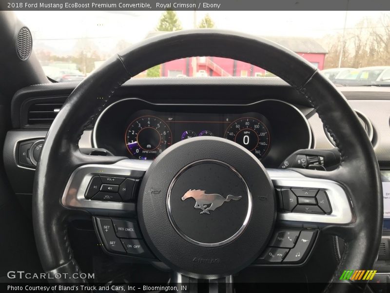  2018 Mustang EcoBoost Premium Convertible Steering Wheel