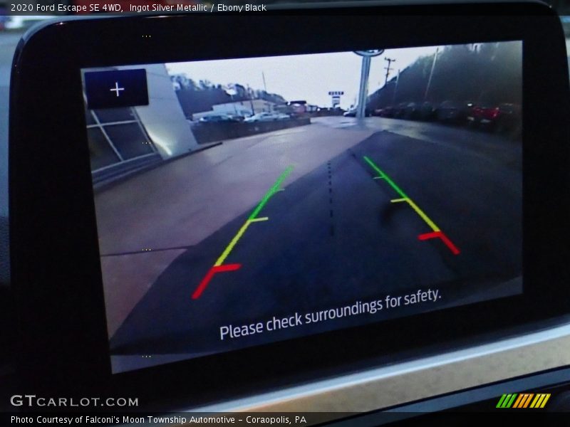 Ingot Silver Metallic / Ebony Black 2020 Ford Escape SE 4WD