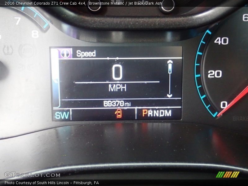 Brownstone Metallic / Jet Black/Dark Ash 2016 Chevrolet Colorado Z71 Crew Cab 4x4