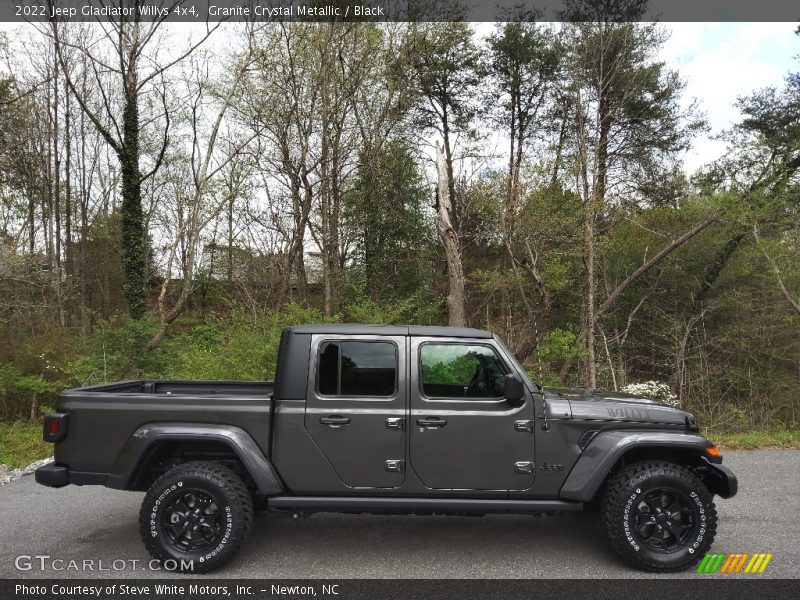 Granite Crystal Metallic / Black 2022 Jeep Gladiator Willys 4x4