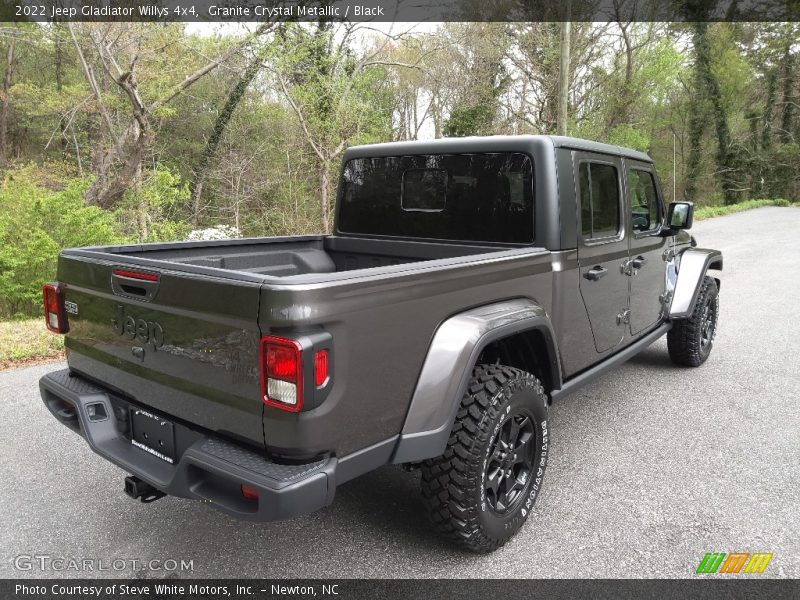 Granite Crystal Metallic / Black 2022 Jeep Gladiator Willys 4x4