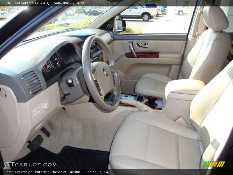 Ebony Black / Beige 2005 Kia Sorento LX 4WD