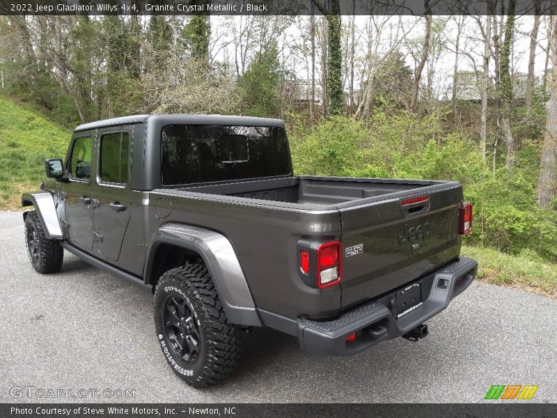 Granite Crystal Metallic / Black 2022 Jeep Gladiator Willys 4x4