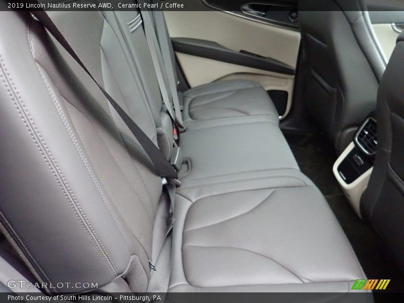 Rear Seat of 2019 Nautilus Reserve AWD