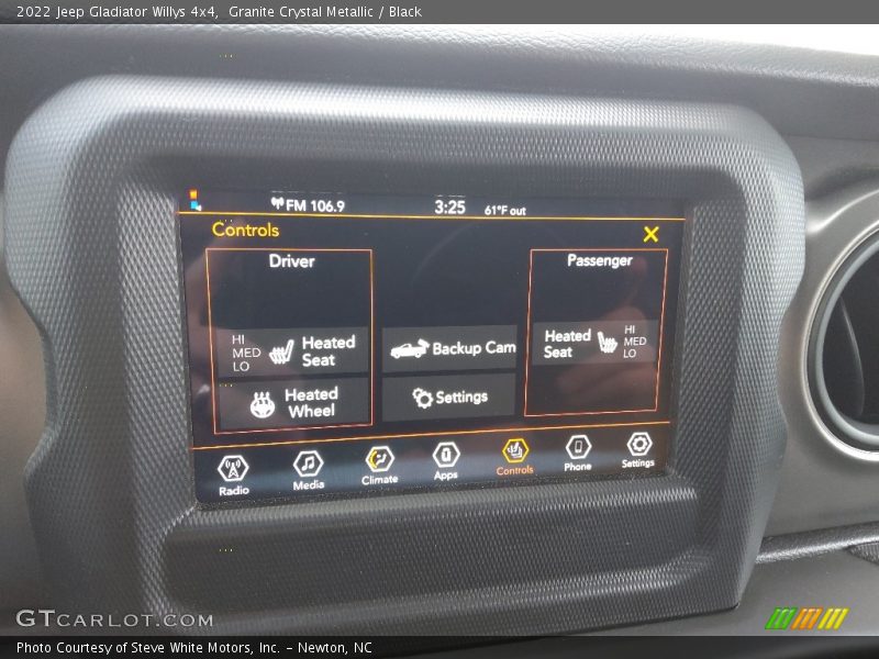 Granite Crystal Metallic / Black 2022 Jeep Gladiator Willys 4x4