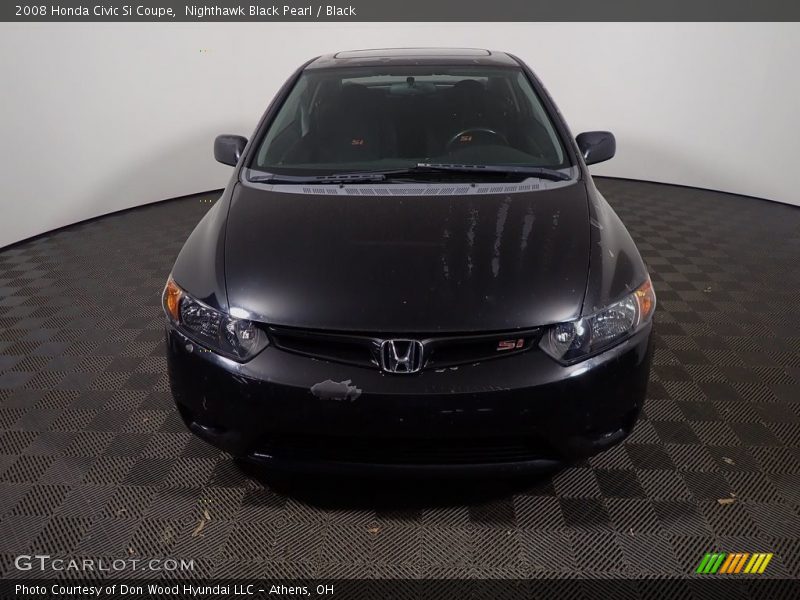 Nighthawk Black Pearl / Black 2008 Honda Civic Si Coupe