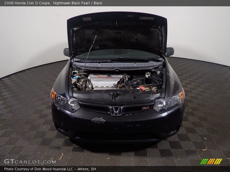 Nighthawk Black Pearl / Black 2008 Honda Civic Si Coupe