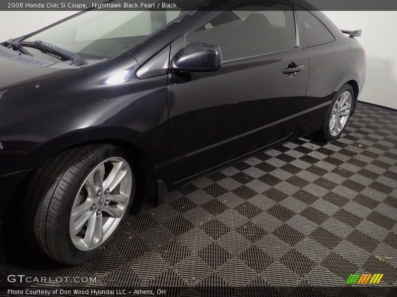 Nighthawk Black Pearl / Black 2008 Honda Civic Si Coupe
