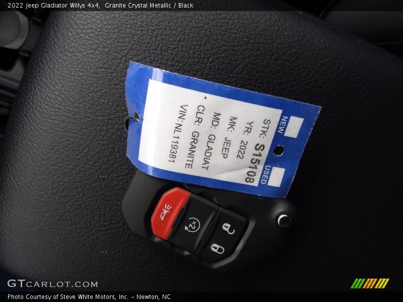 Granite Crystal Metallic / Black 2022 Jeep Gladiator Willys 4x4