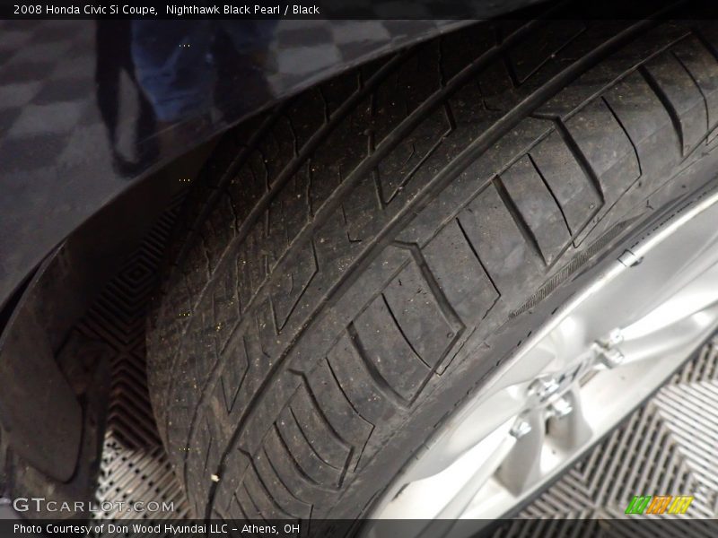 Nighthawk Black Pearl / Black 2008 Honda Civic Si Coupe