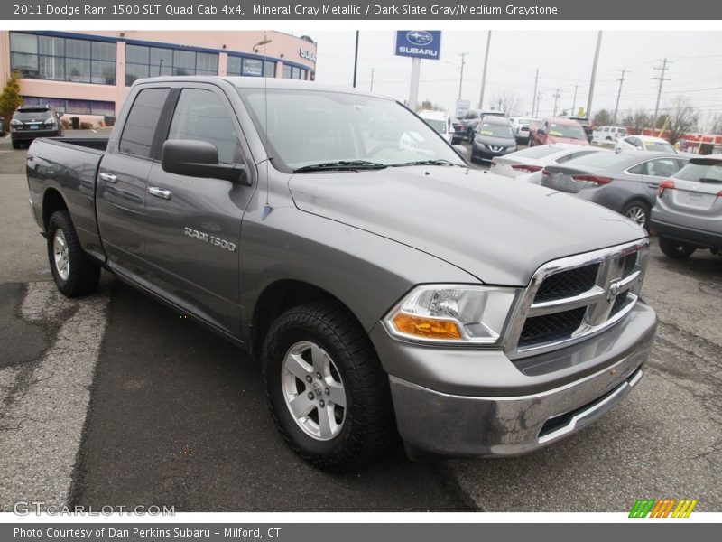 Mineral Gray Metallic / Dark Slate Gray/Medium Graystone 2011 Dodge Ram 1500 SLT Quad Cab 4x4