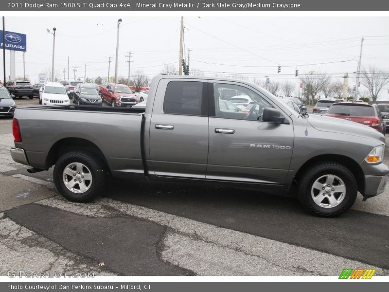 Mineral Gray Metallic / Dark Slate Gray/Medium Graystone 2011 Dodge Ram 1500 SLT Quad Cab 4x4