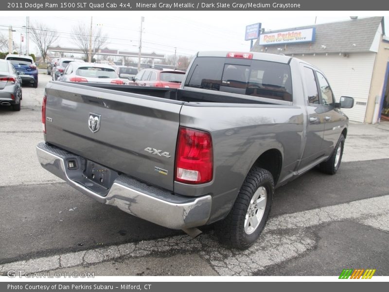 Mineral Gray Metallic / Dark Slate Gray/Medium Graystone 2011 Dodge Ram 1500 SLT Quad Cab 4x4