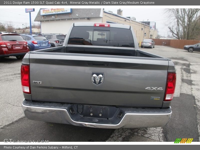 Mineral Gray Metallic / Dark Slate Gray/Medium Graystone 2011 Dodge Ram 1500 SLT Quad Cab 4x4