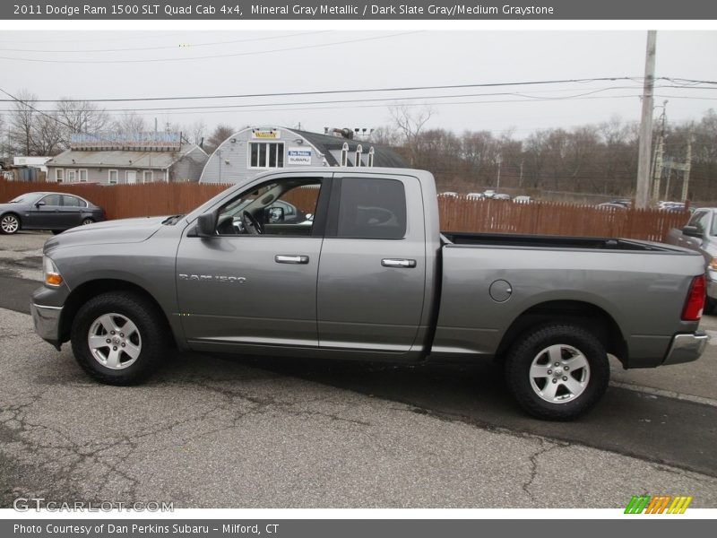 Mineral Gray Metallic / Dark Slate Gray/Medium Graystone 2011 Dodge Ram 1500 SLT Quad Cab 4x4