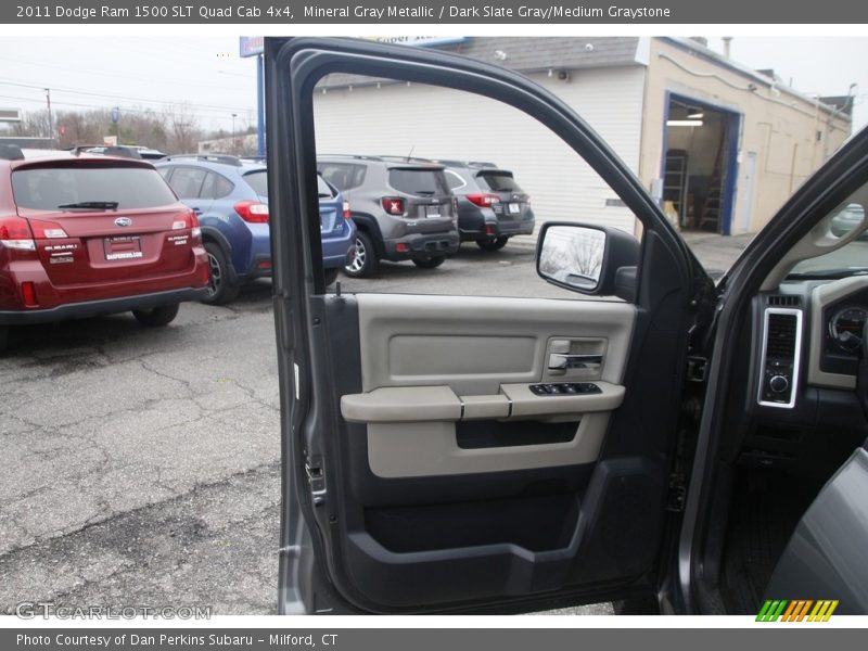 Mineral Gray Metallic / Dark Slate Gray/Medium Graystone 2011 Dodge Ram 1500 SLT Quad Cab 4x4