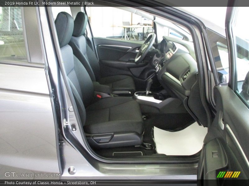 Modern Steel Metallic / Black 2019 Honda Fit LX
