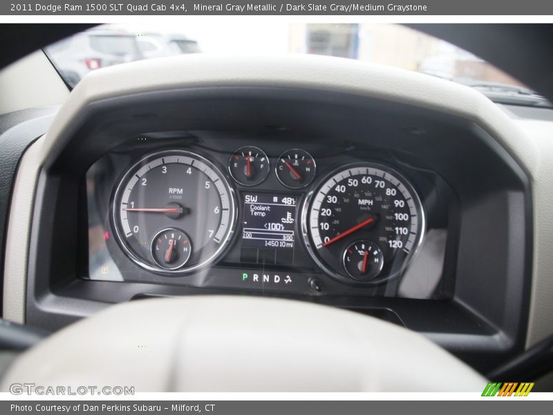 Mineral Gray Metallic / Dark Slate Gray/Medium Graystone 2011 Dodge Ram 1500 SLT Quad Cab 4x4