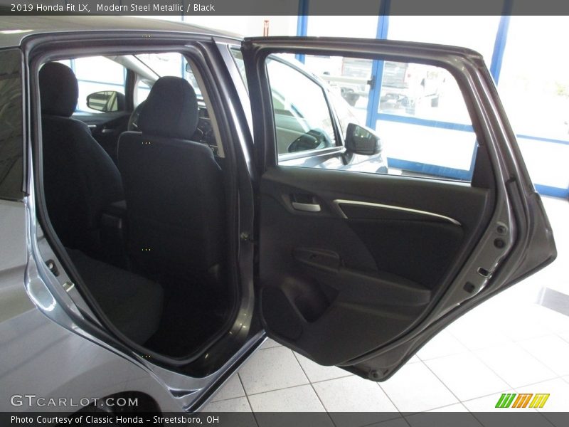 Modern Steel Metallic / Black 2019 Honda Fit LX